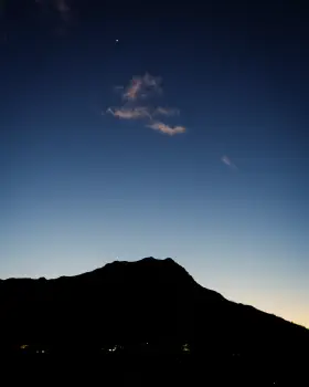 Sunrise over Diamond Head with Mercury