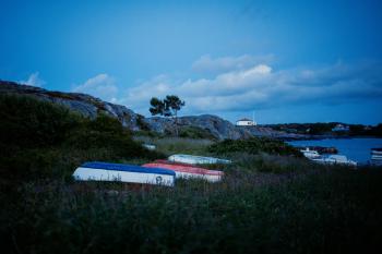 Evening walk, Lerkil, 2009