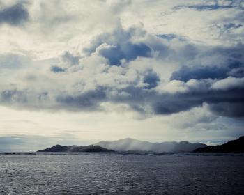Praslin from La Digue