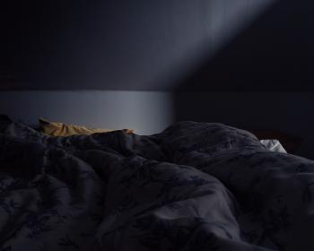 View from just waking up