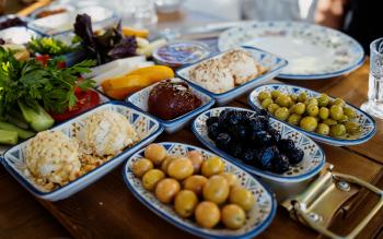 Traditional Turkish breakfast (parts of)