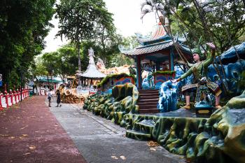 The statues and figurines at Haw Par villa / Tiger balm park