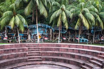 The statues and figurines at Haw Par villa / Tiger balm park