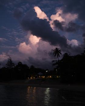 Sunrise over the sea at Koh Tao